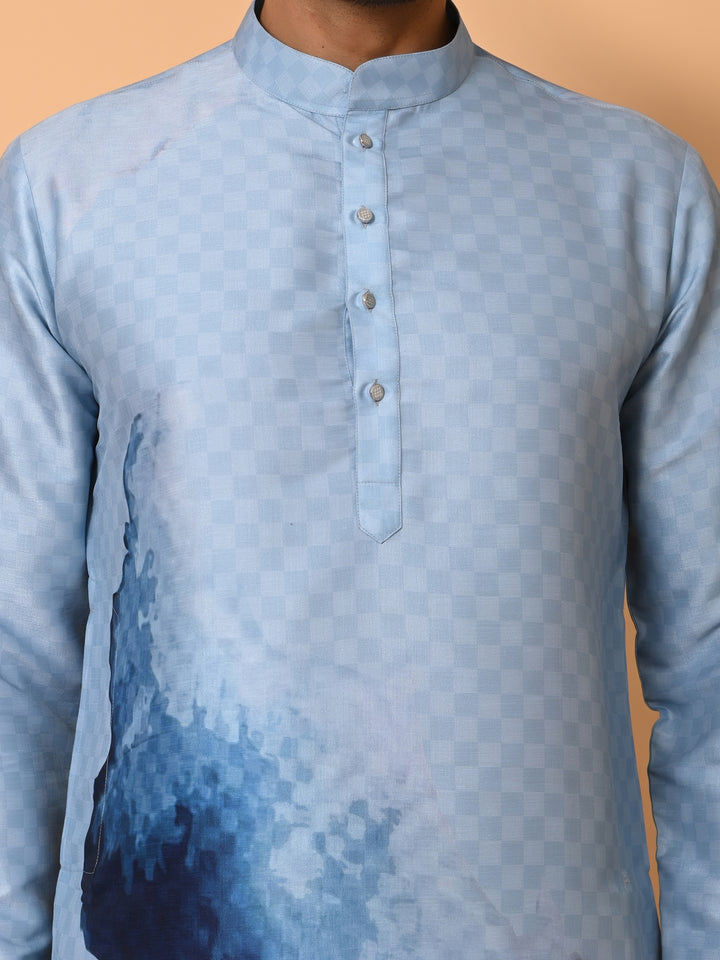 Ombre Blue Kurta Set - KM39940-19