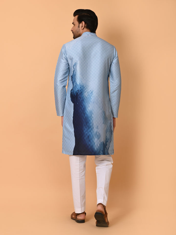 Ombre Blue Kurta Set - KM39940-19