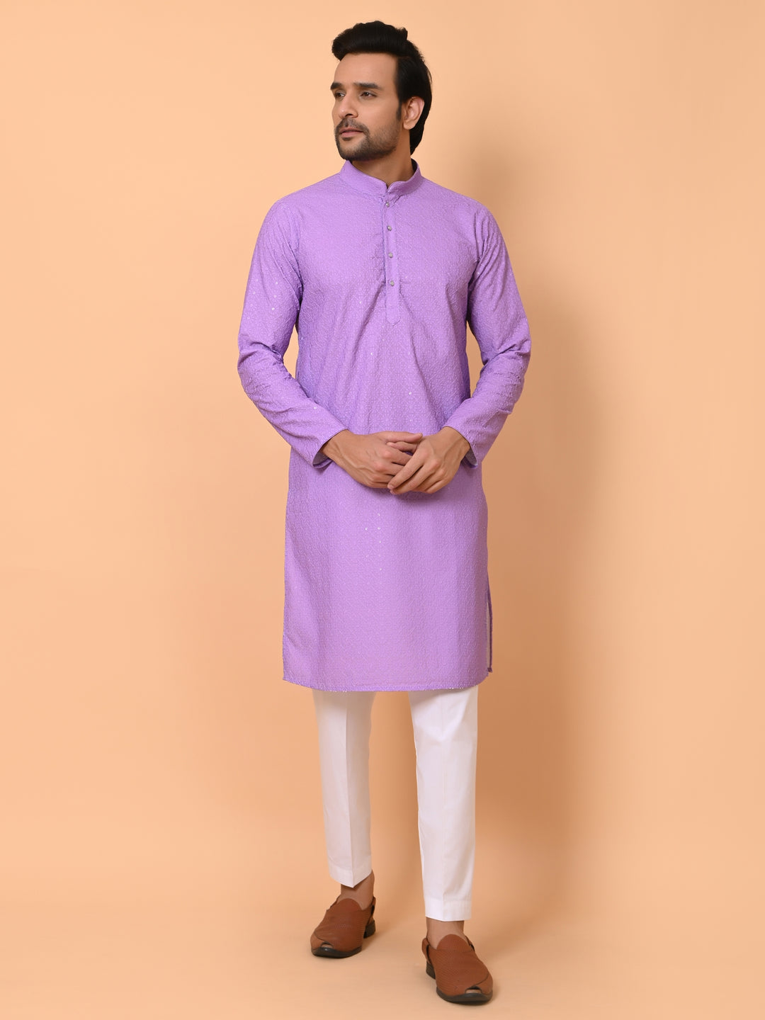 Sequence Purple Kurta Set - KM38073-APC