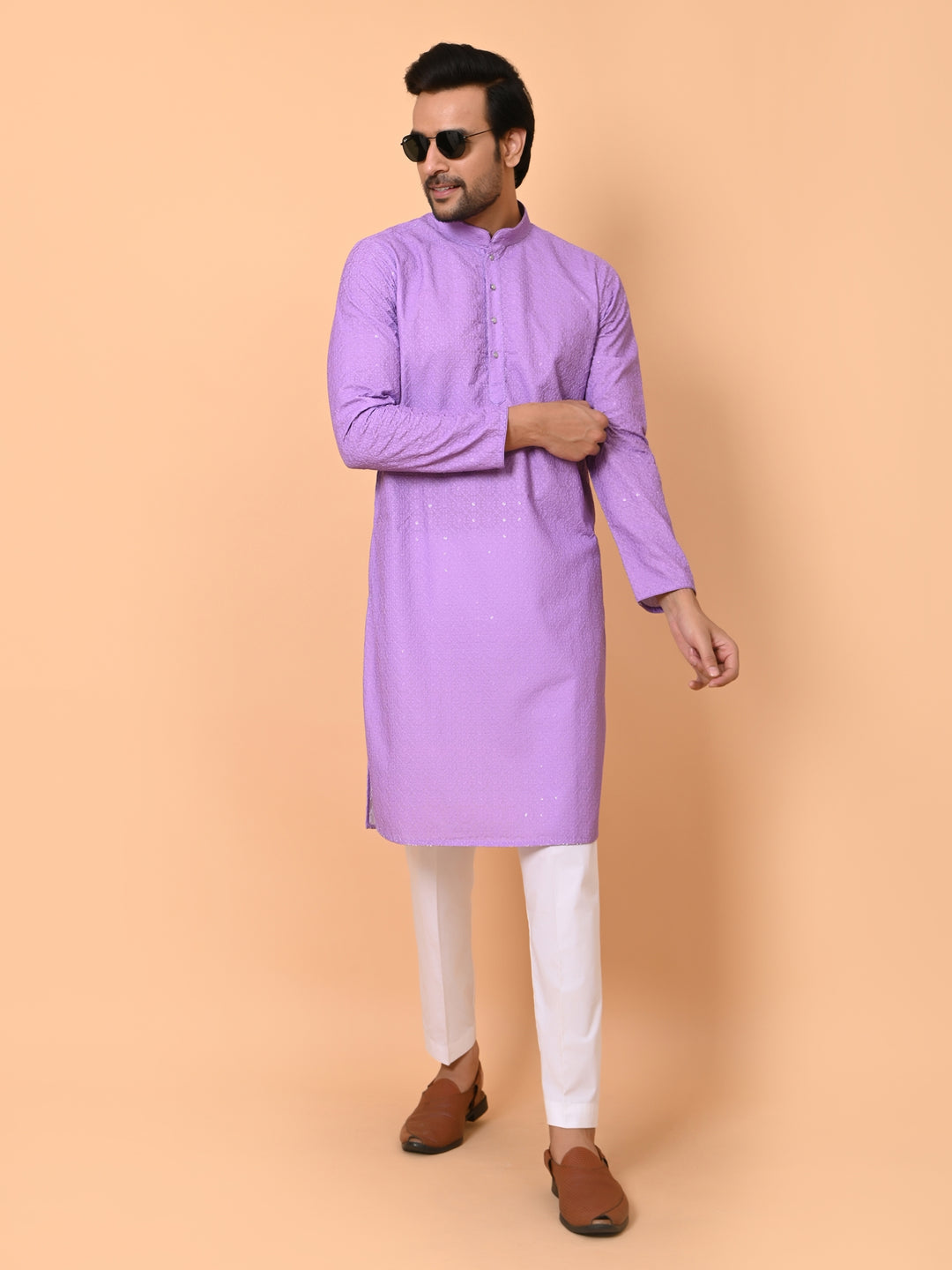 Sequence Purple Kurta Set - KM38073-APC