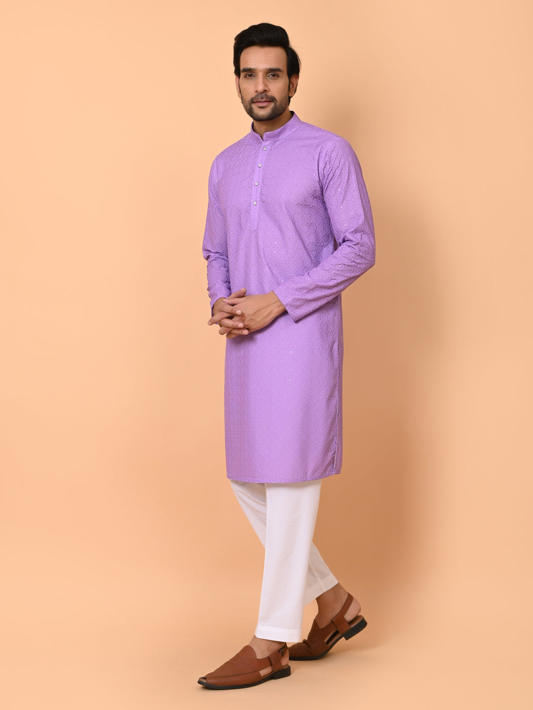 Sequence Purple Kurta Set - KM38073-APC