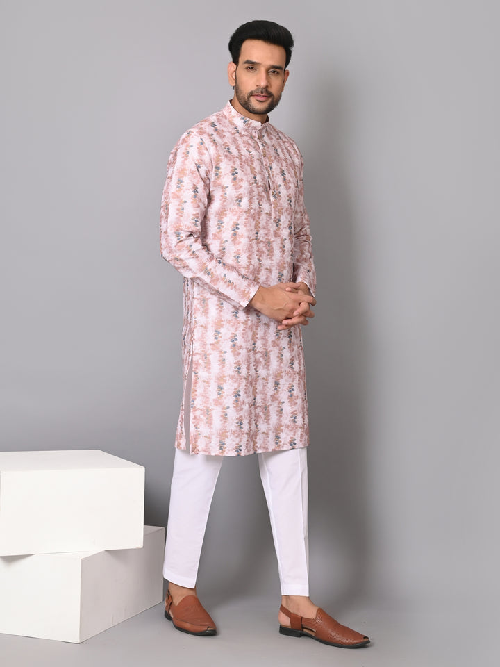 Textured Brown Kurta Set - KM38302-259