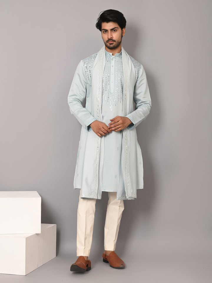 Sequence Green Kurta Set - KM40210D-21