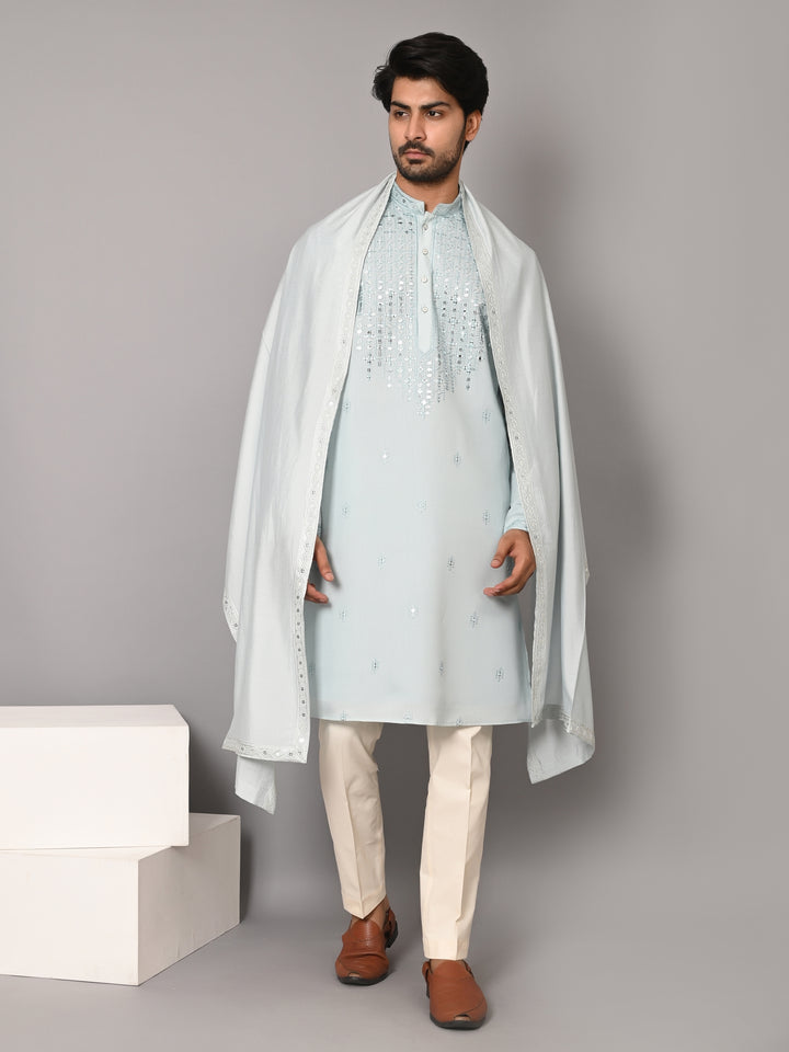 Sequence Green Kurta Set - KM40210D-21