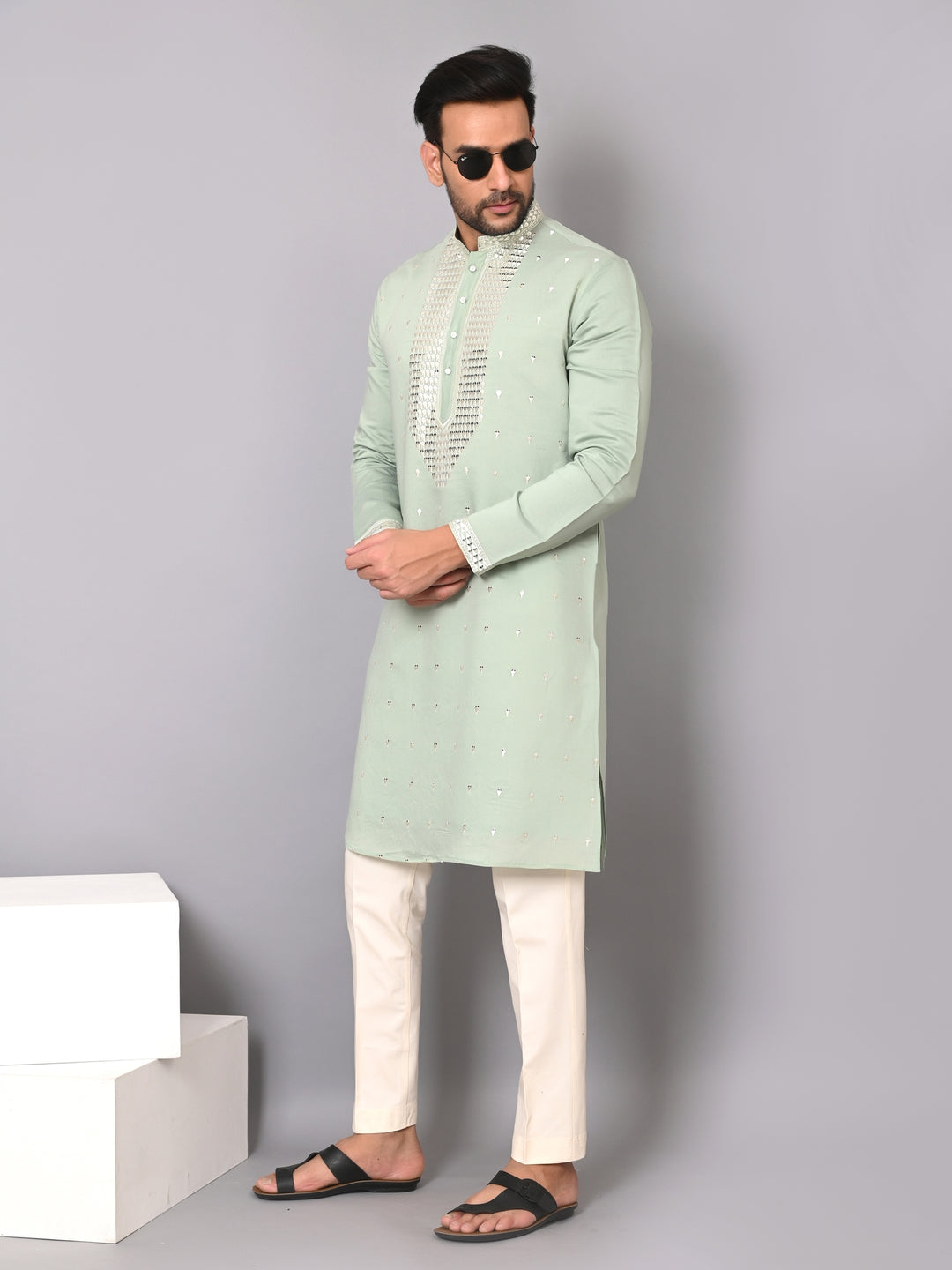 Sequence Pista Kurta Set - KM40211-14