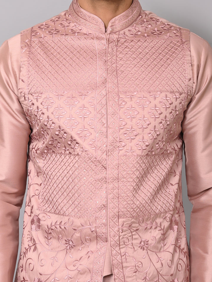 Sequence Pink Jacket Kurta Set - JM37619-14