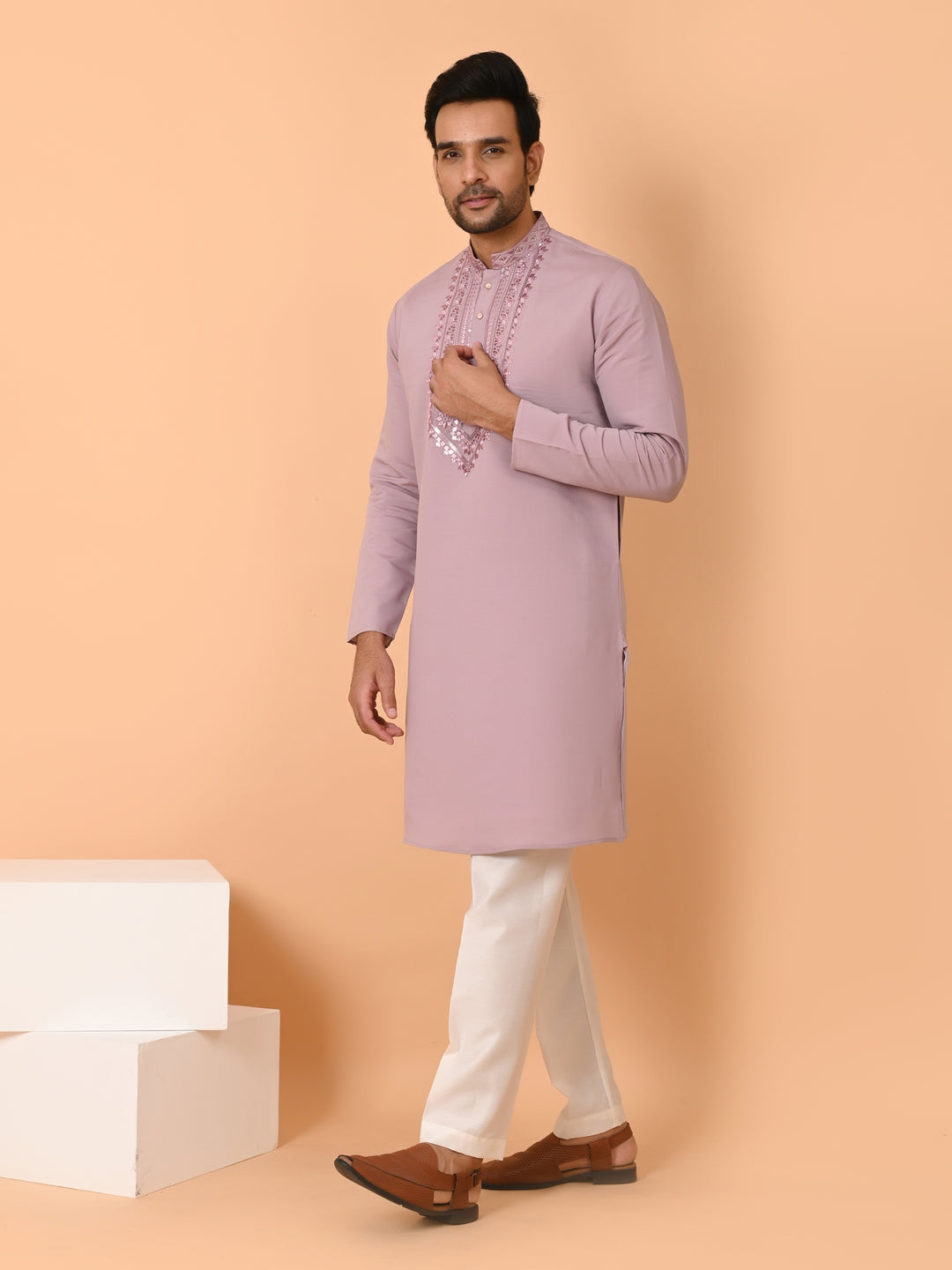 Sequence Purple Kurta Set - KM40677-69