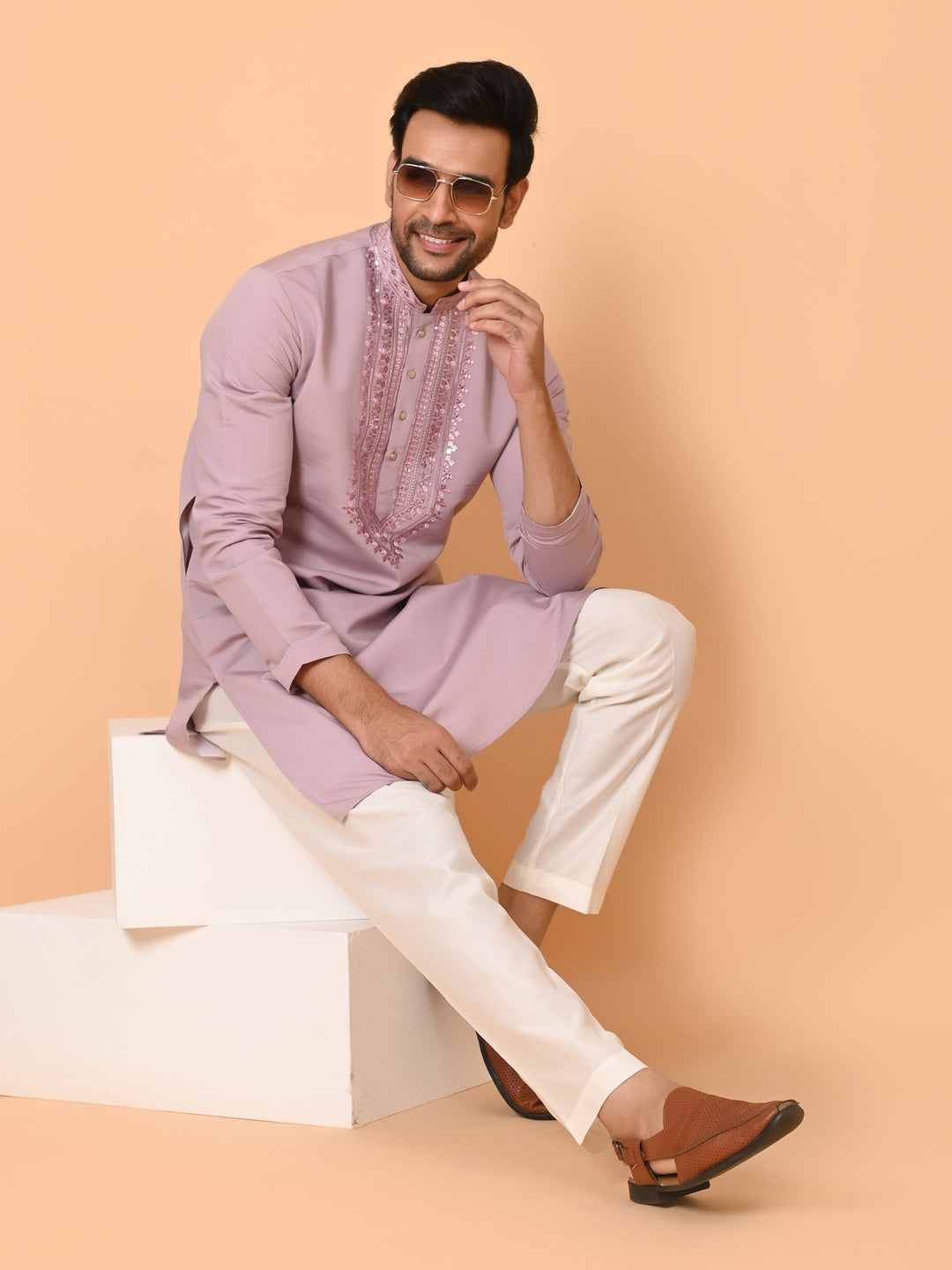 Sequence Purple Kurta Set - KM40677-69