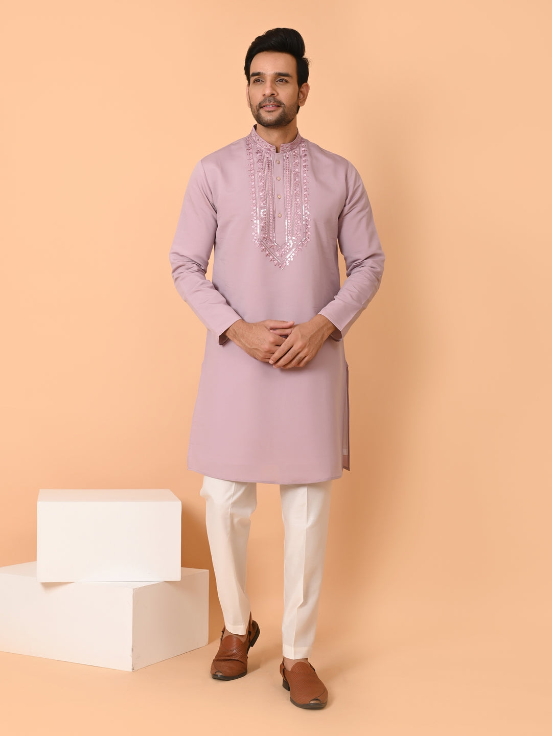 Sequence Purple Kurta Set - KM40677-69