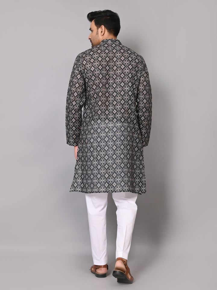 Bandhani Black Kurta Set - KM37226-20