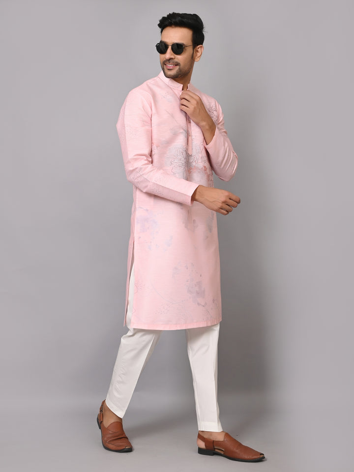 Digital Print Pink Kurta Set - KM40078-32