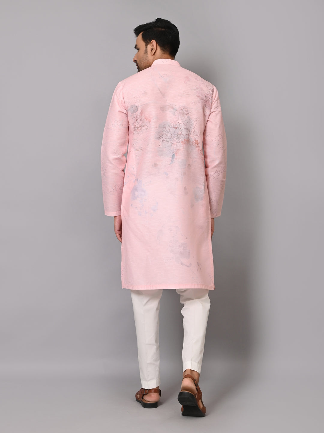 Digital Print Pink Kurta Set - KM40078-32