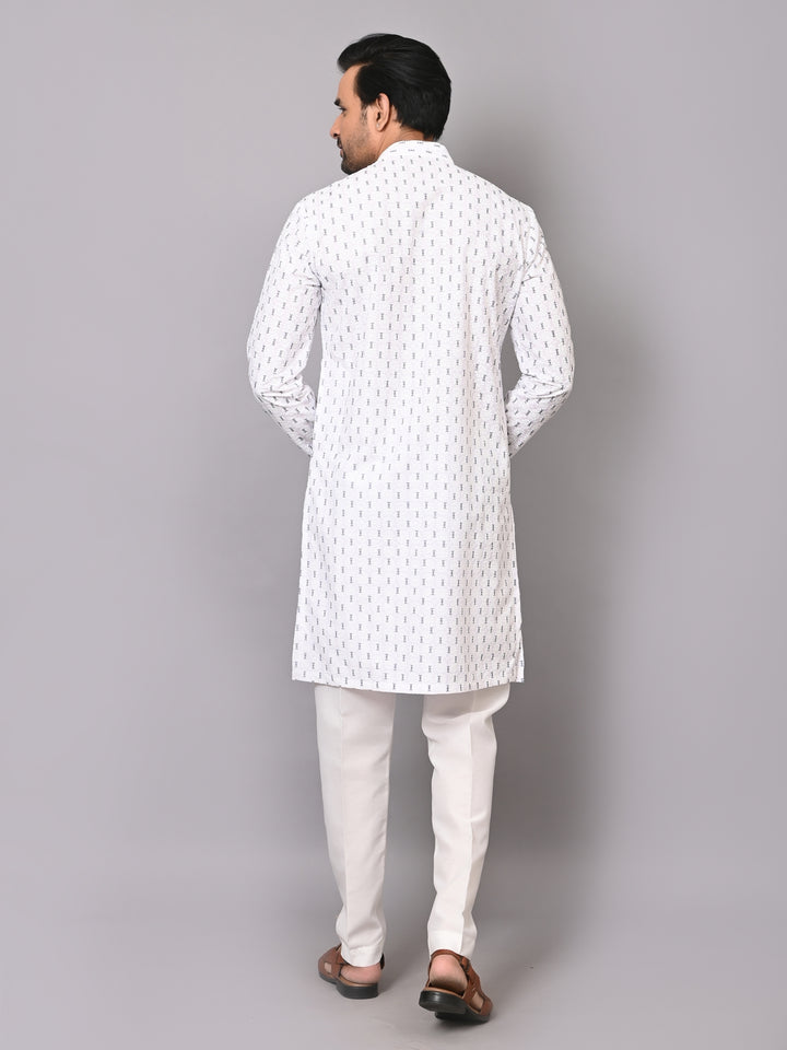 Sequence White Kurta Set - KM41205-2778B