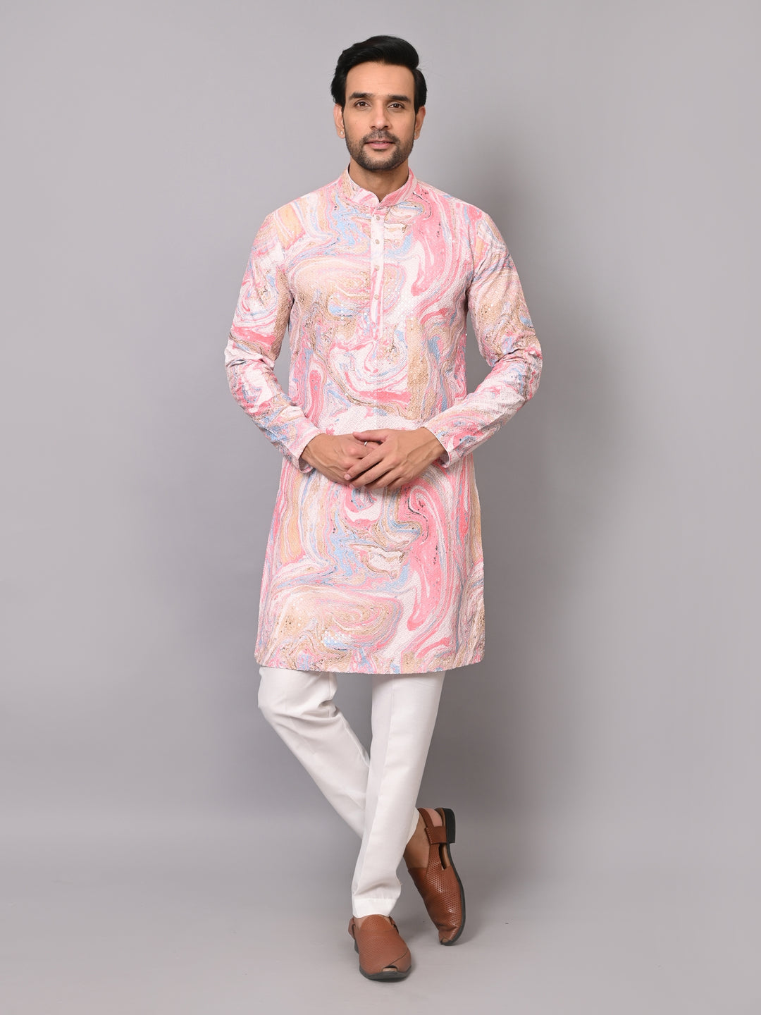 Sequence Pink Kurta Set - KM40711-7263D