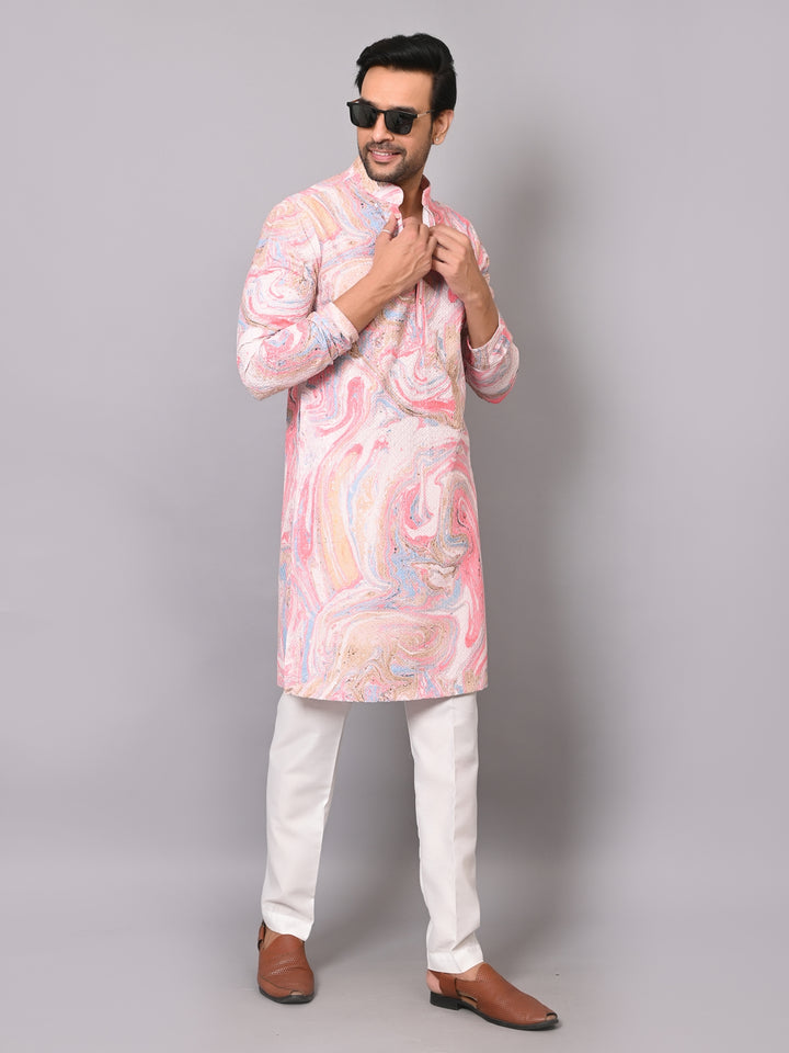 Sequence Pink Kurta Set - KM40711-7263D