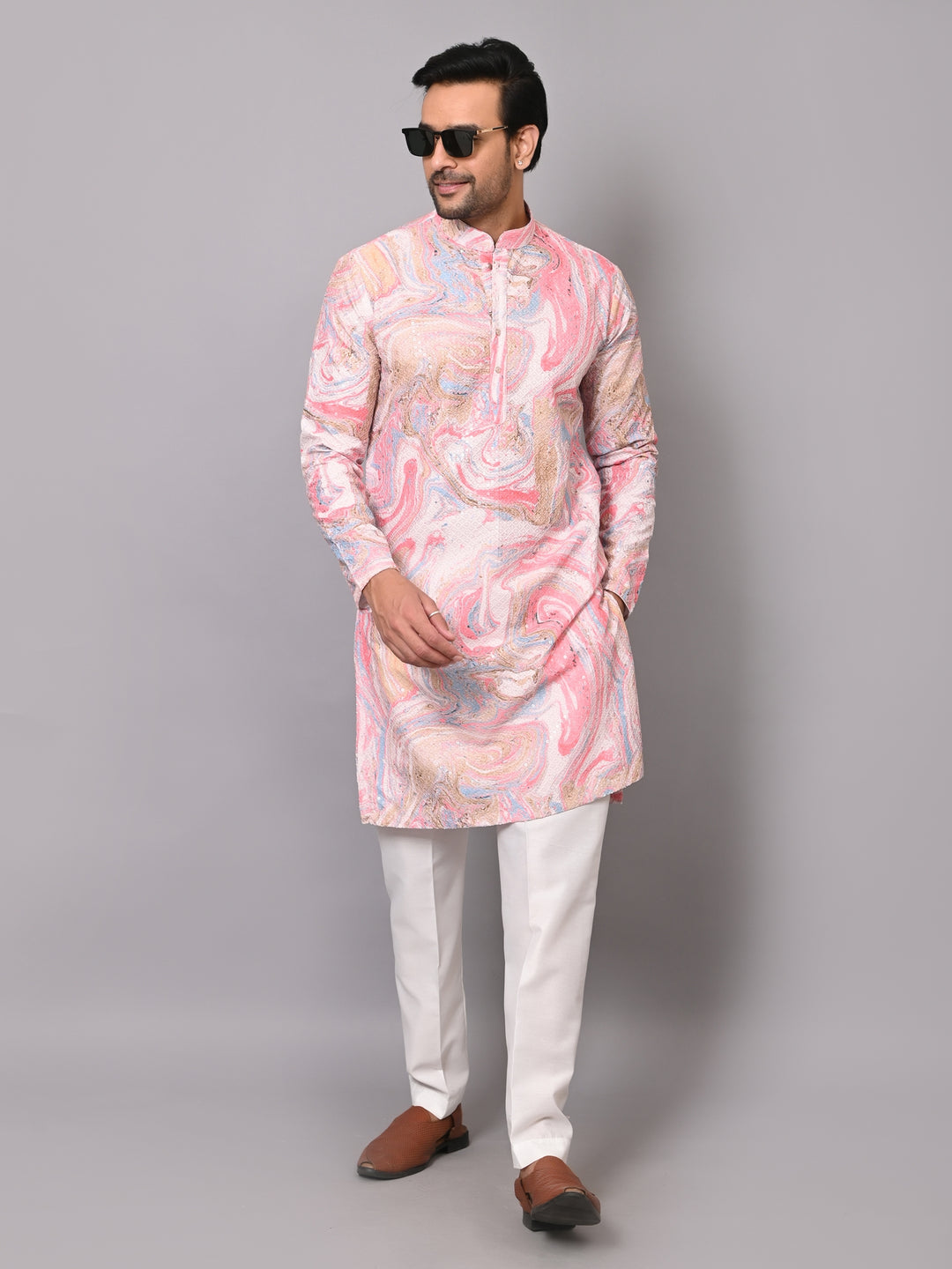 Sequence Pink Kurta Set - KM40711-7263D