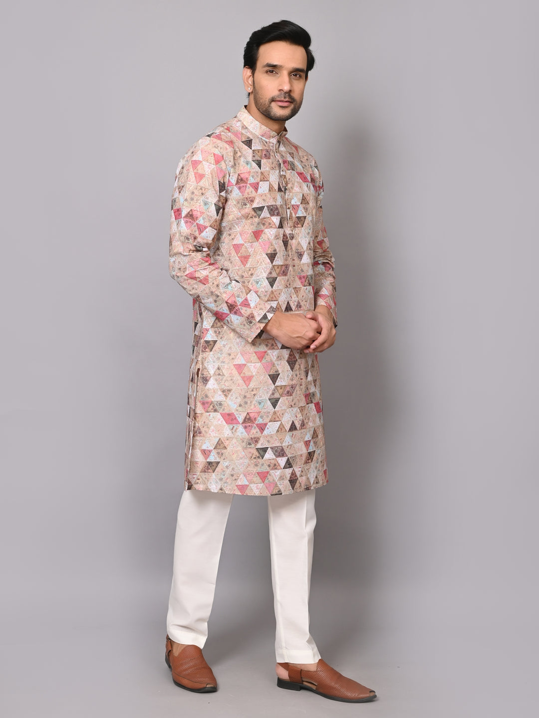 Digital Print Green Kurta Set - KE41199-12