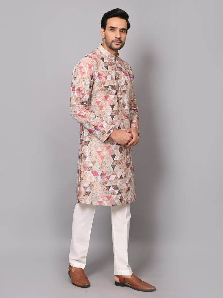 Digital Print Green Kurta Set - KE41199-12