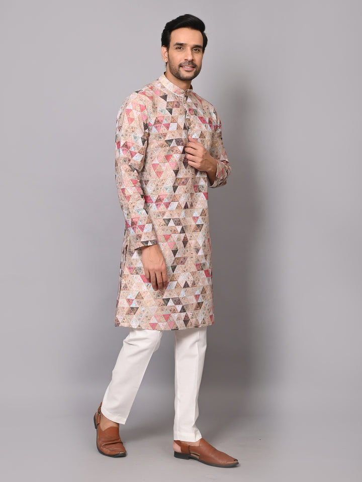 Digital Print Green Kurta Set - KE41199-12