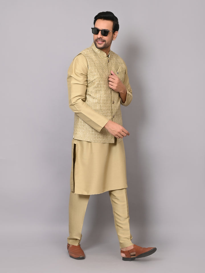 Sequence Pista Jacket Kurta Set - JM40556-26