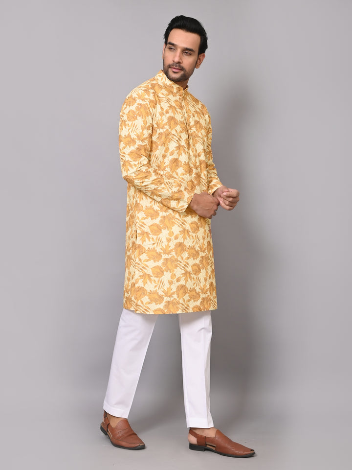 Sequence Mustard Kurta Set - KM40236-1027B