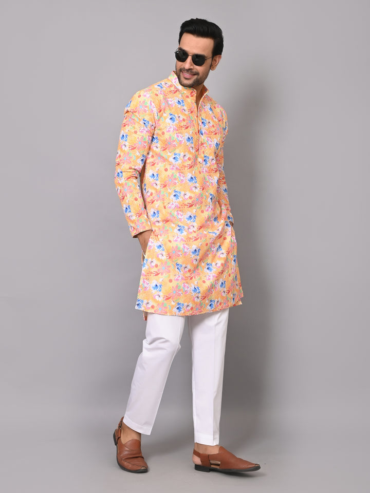 Sequence Mustard Kurta Set - KM40233-1030B