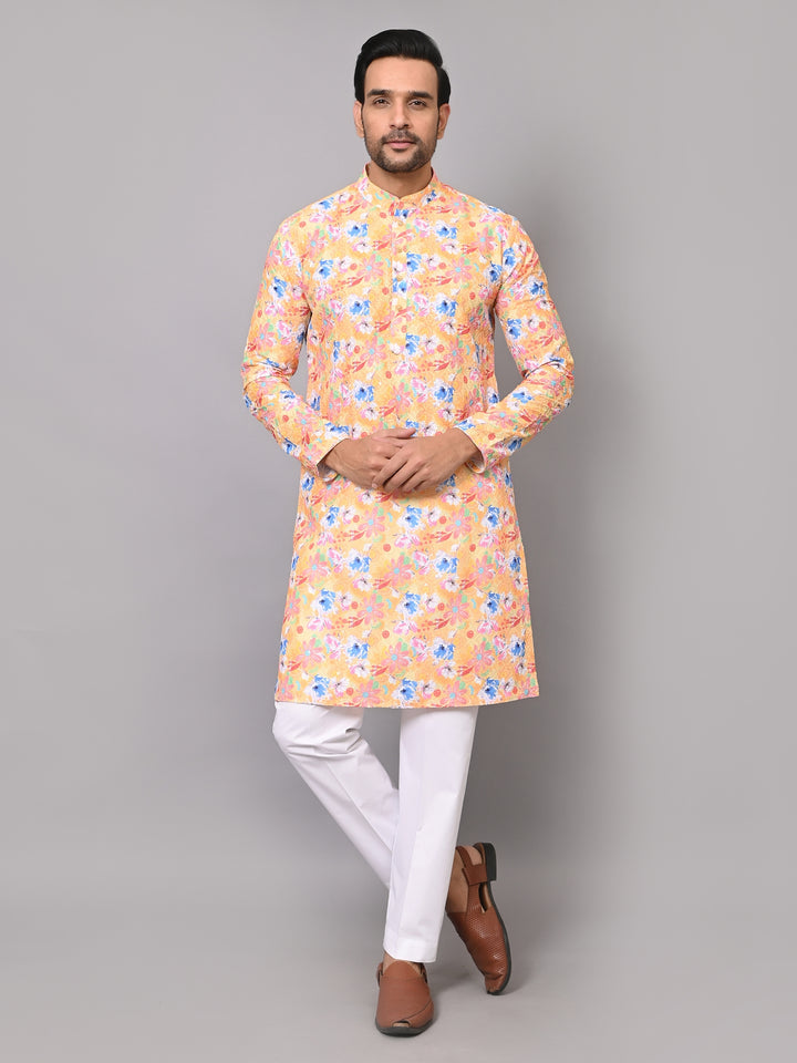 Sequence Mustard Kurta Set - KM40233-1030B