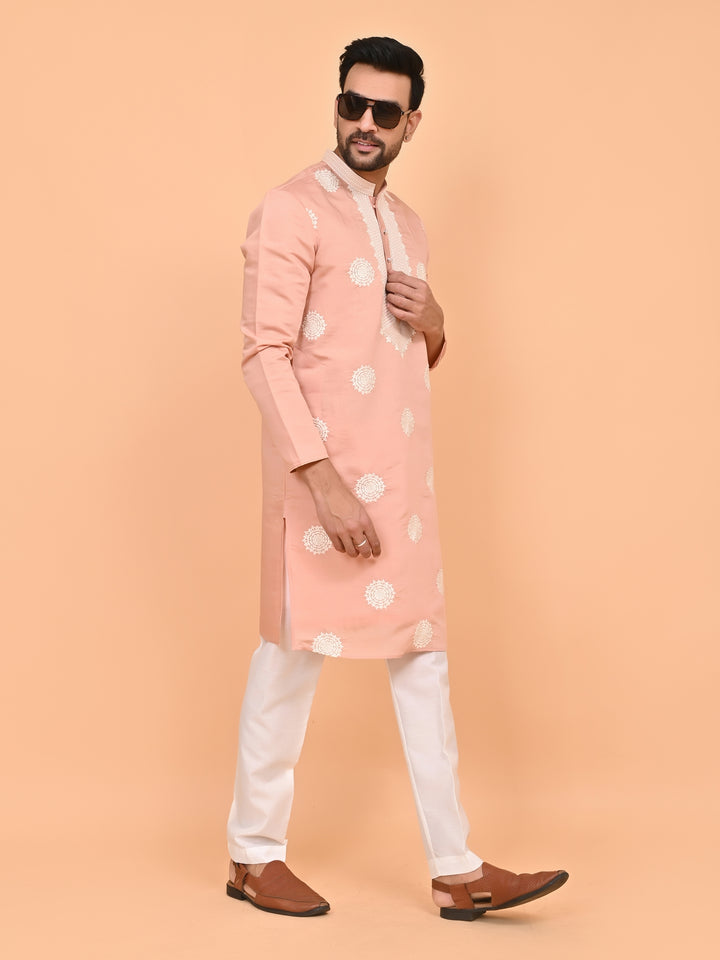 Sequence Peach Kurta Set - KM42777-16