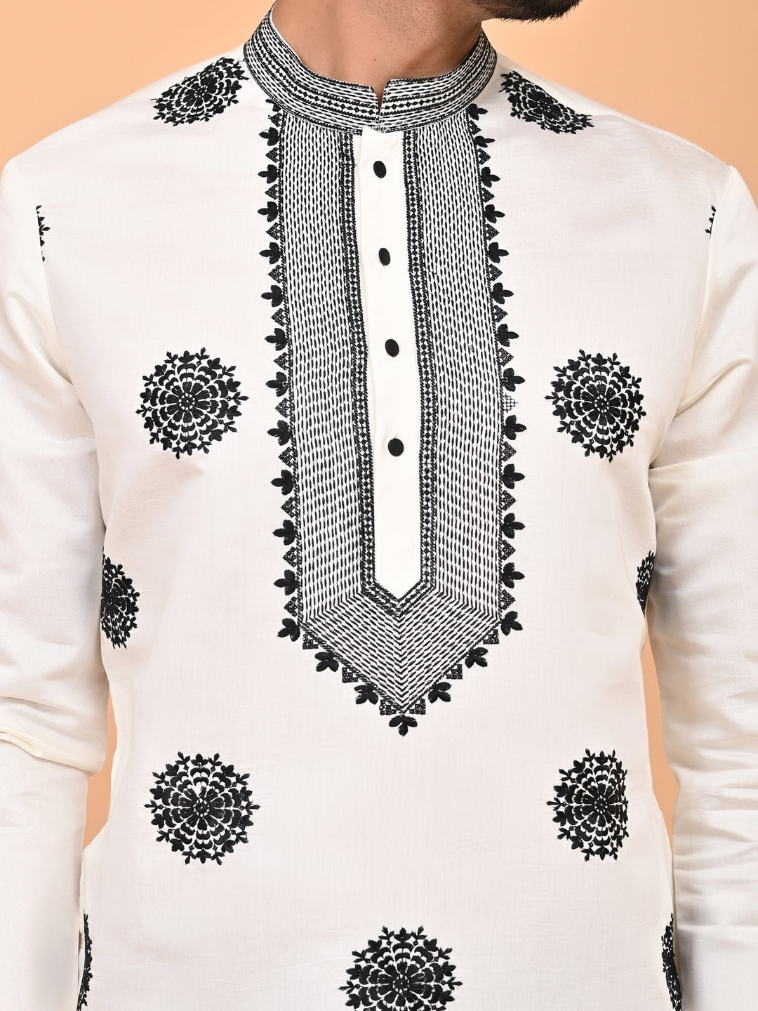 Sequence Off White Kurta Set - KM42777-11