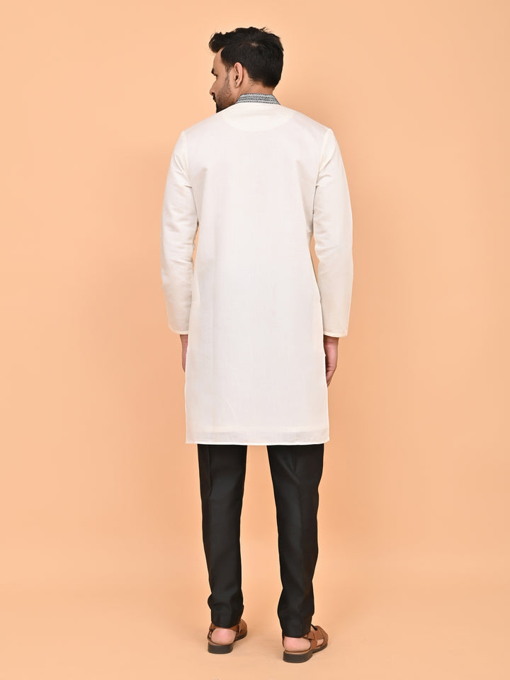 Sequence Off White Kurta Set - KM42777-11