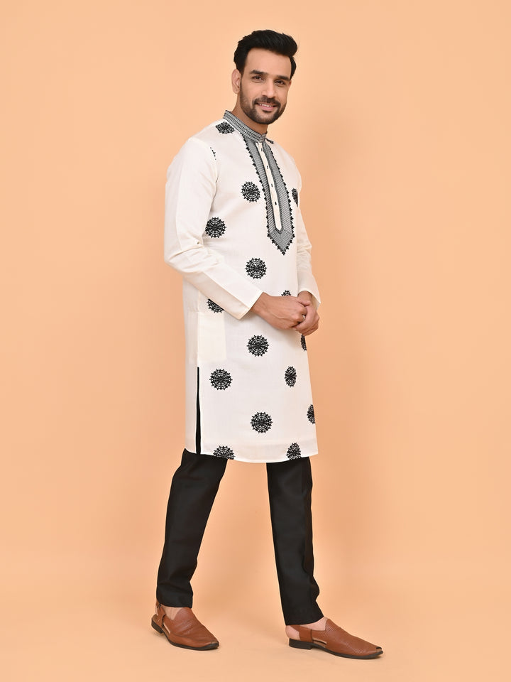 Sequence Off White Kurta Set - KM42777-11