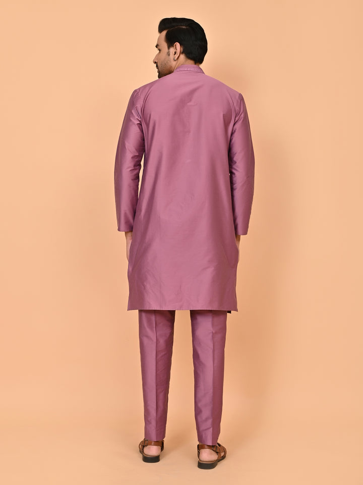 Solid Purple Kurta Set - KM35476-21