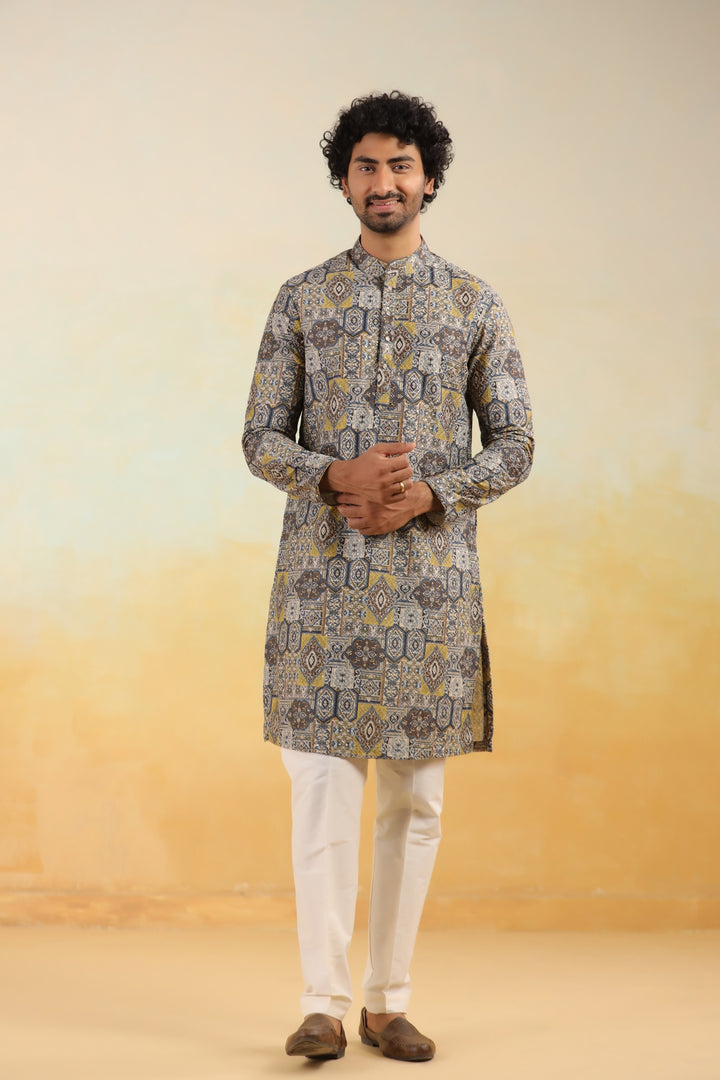 Sequence Blue Kurta Set - KM43836-8081D