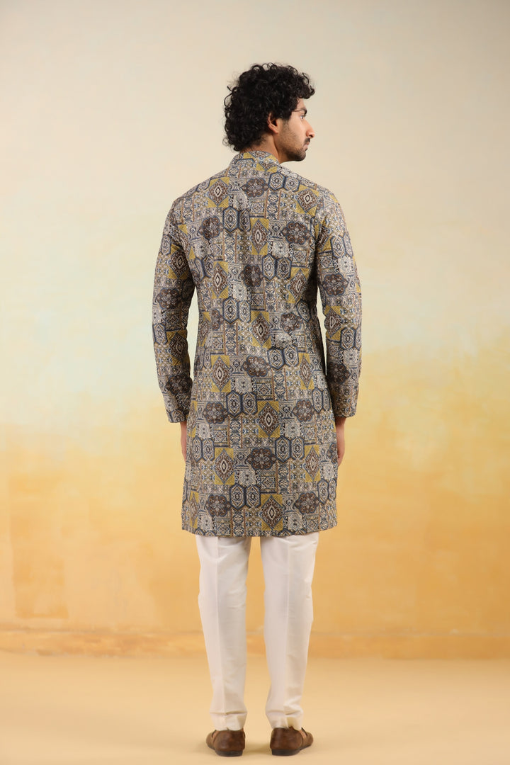 Sequence Blue Kurta Set - KM43836-8081D
