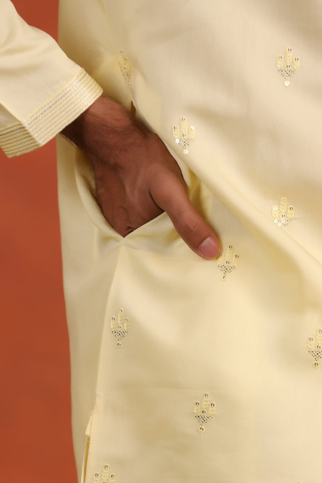 Sequence Yellow Kurta Set - KM43702-1