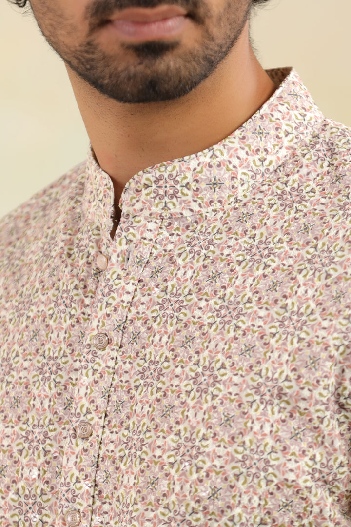 Sequence Brown Kurta Set - KM43652-7934