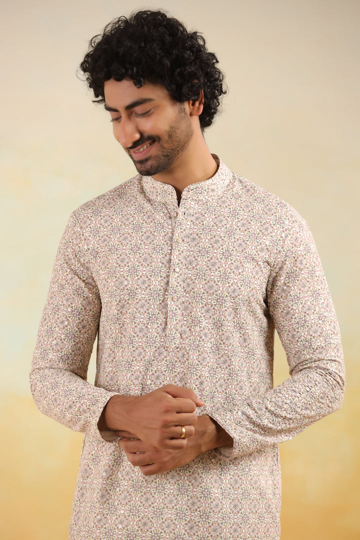 Sequence Brown Kurta Set - KM43652-7934