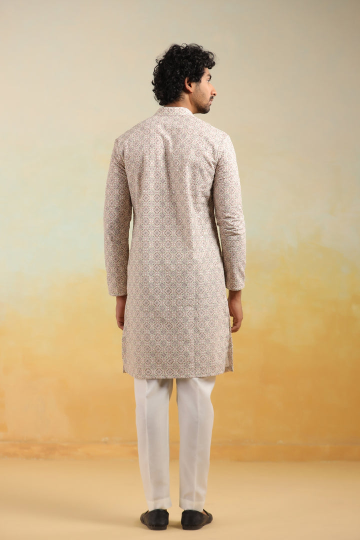 Sequence Brown Kurta Set - KM43652-7934