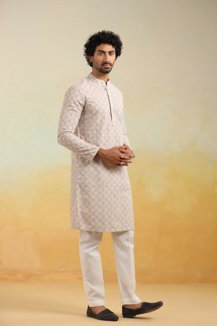 Sequence Brown Kurta Set - KM43652-7934