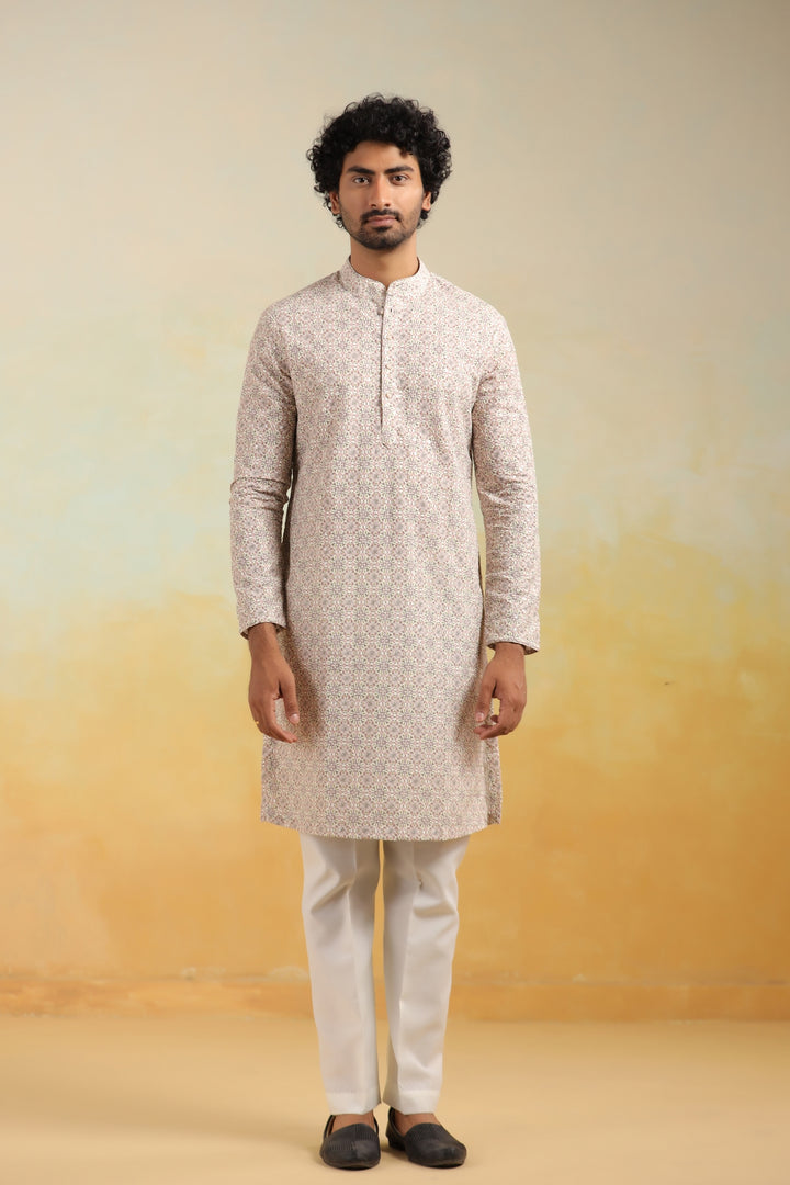 Sequence Brown Kurta Set - KM43652-7934