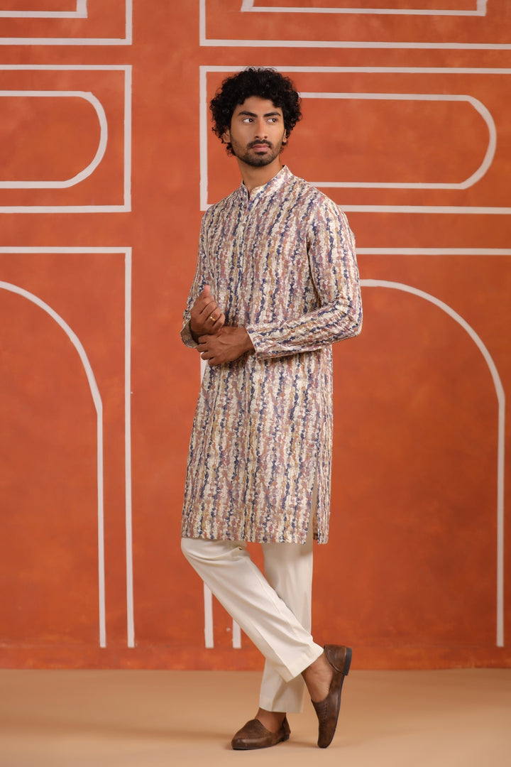 Sequence Purple Kurta Set - KM43127-1