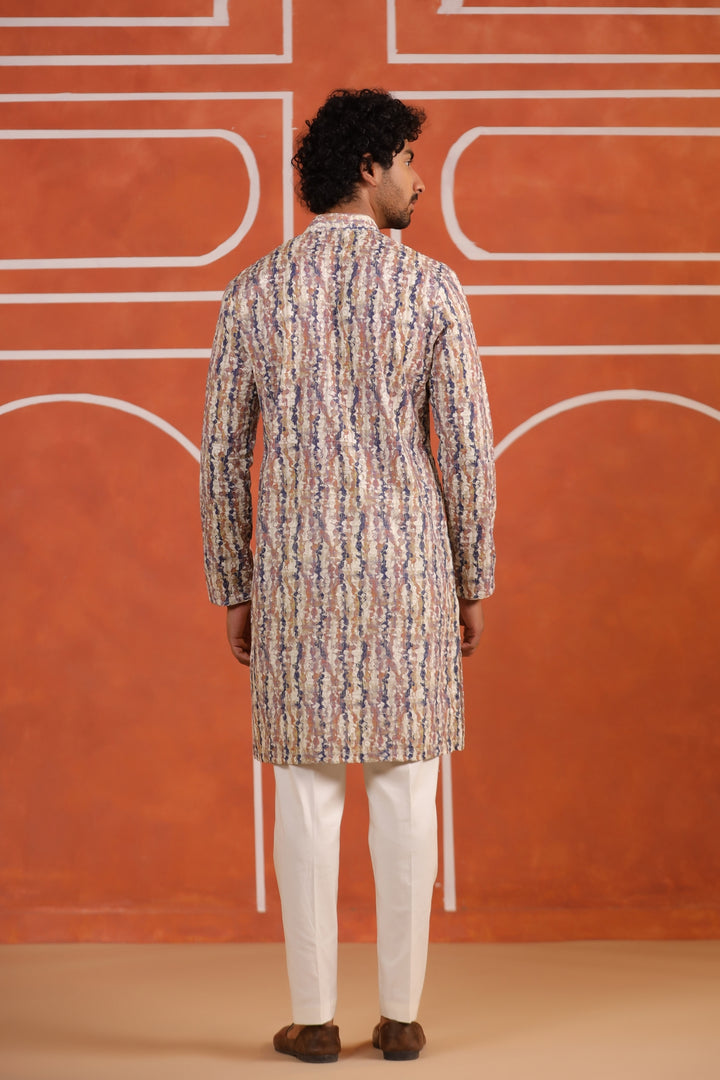 Sequence Purple Kurta Set - KM43127-1