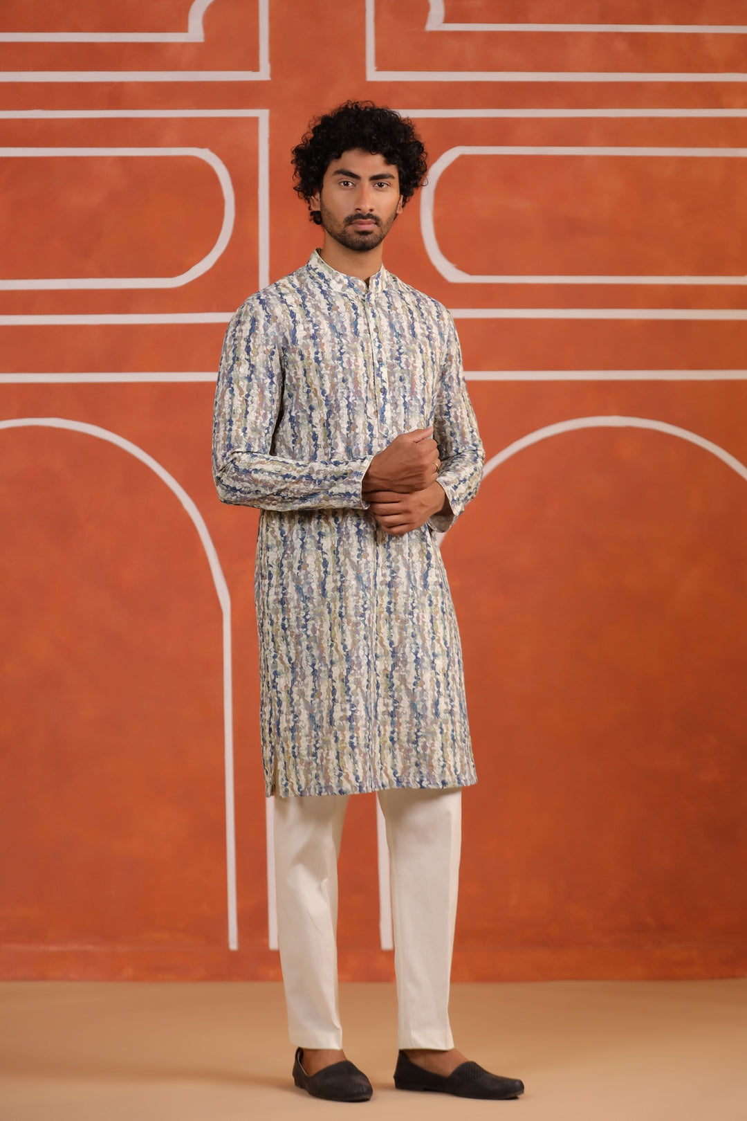 Sequence Blue Kurta Set - KM43127-2