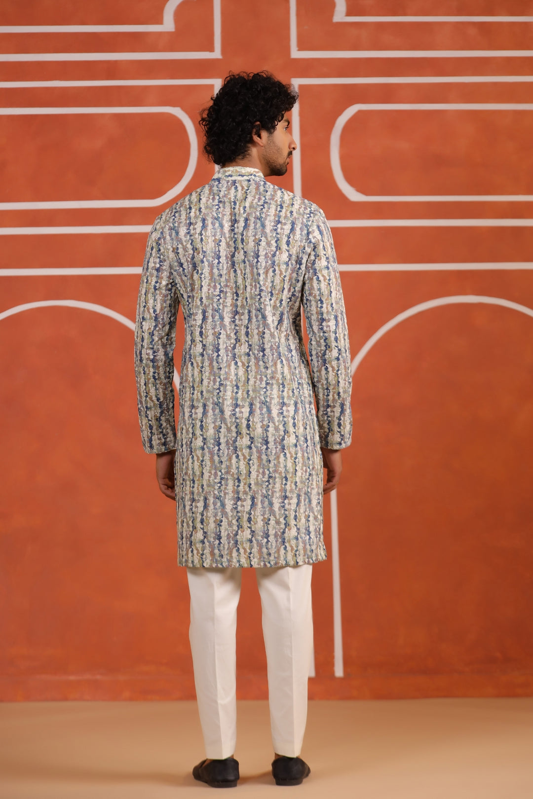 Sequence Blue Kurta Set - KM43127-2