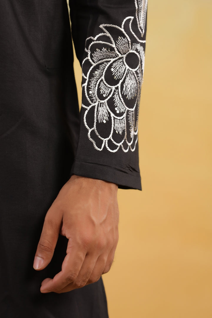 Sequence Black Kurta Set - KM42779-10