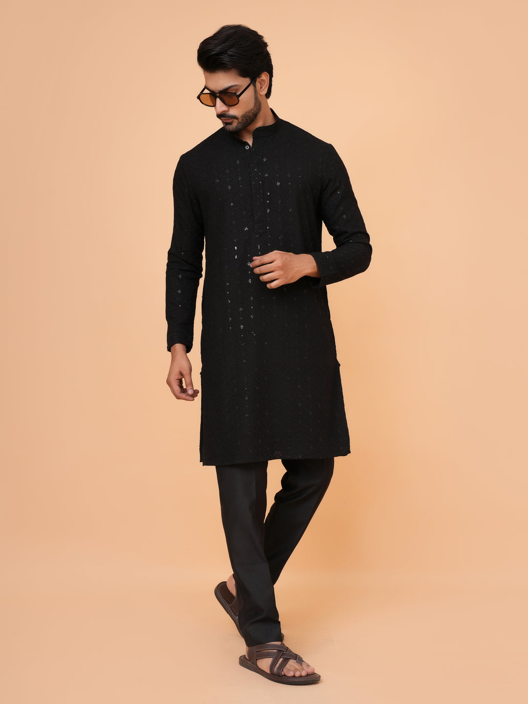 Sequence Black Kurta Set - KM42087-24