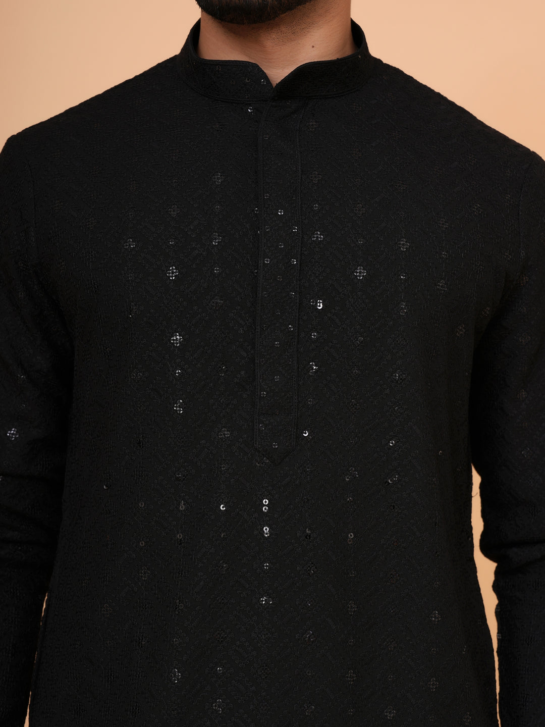 Sequence Black Kurta Set - KM42087-24