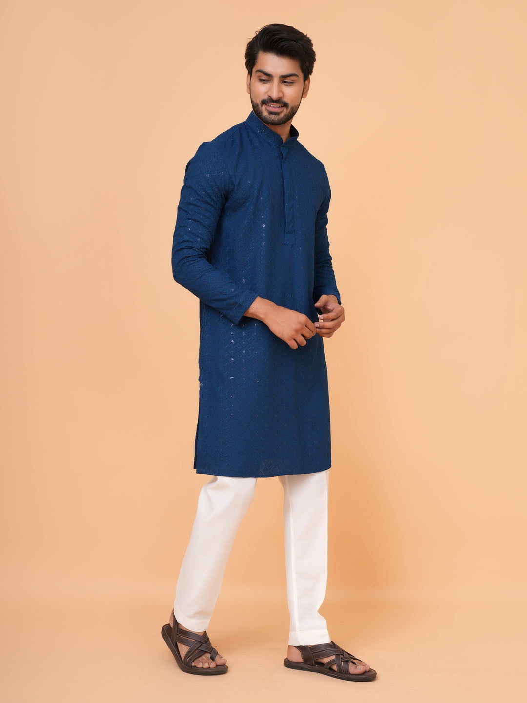 Sequence Blue Kurta Set - KM42087-21