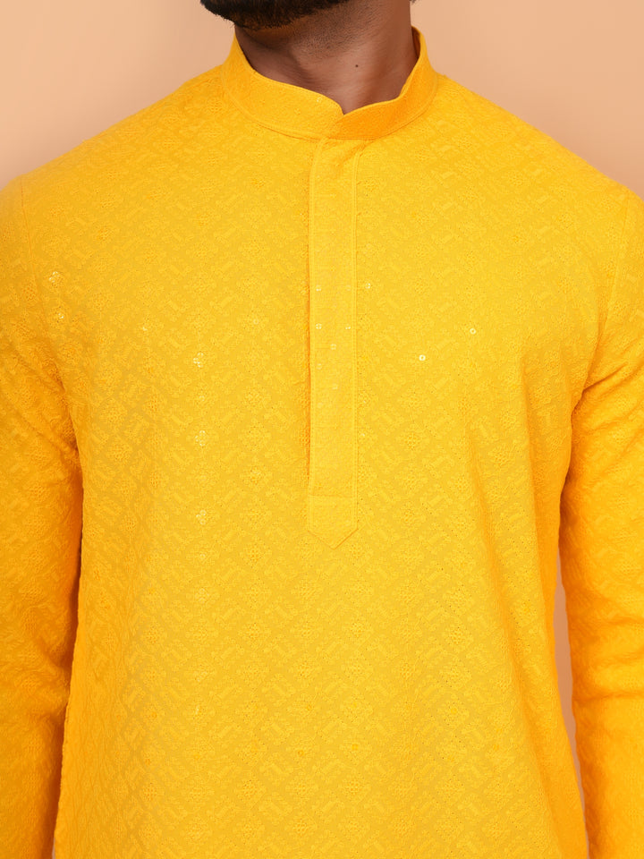 Sequence Yellow Kurta Set - KM42087-26
