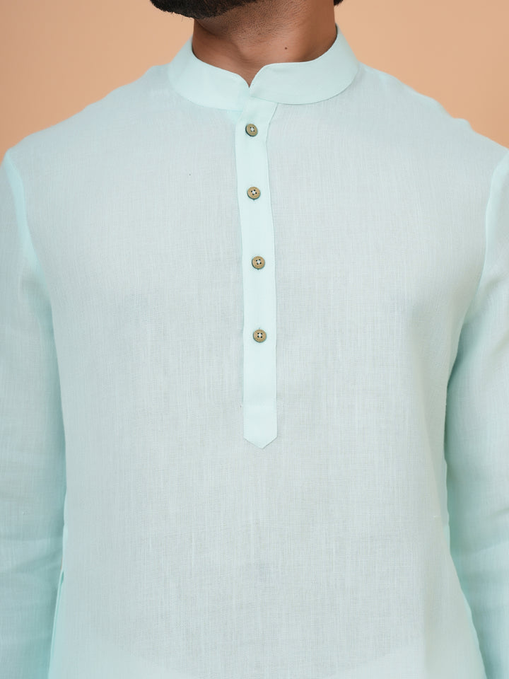 Solid Green Kurta Set - KM42705-19